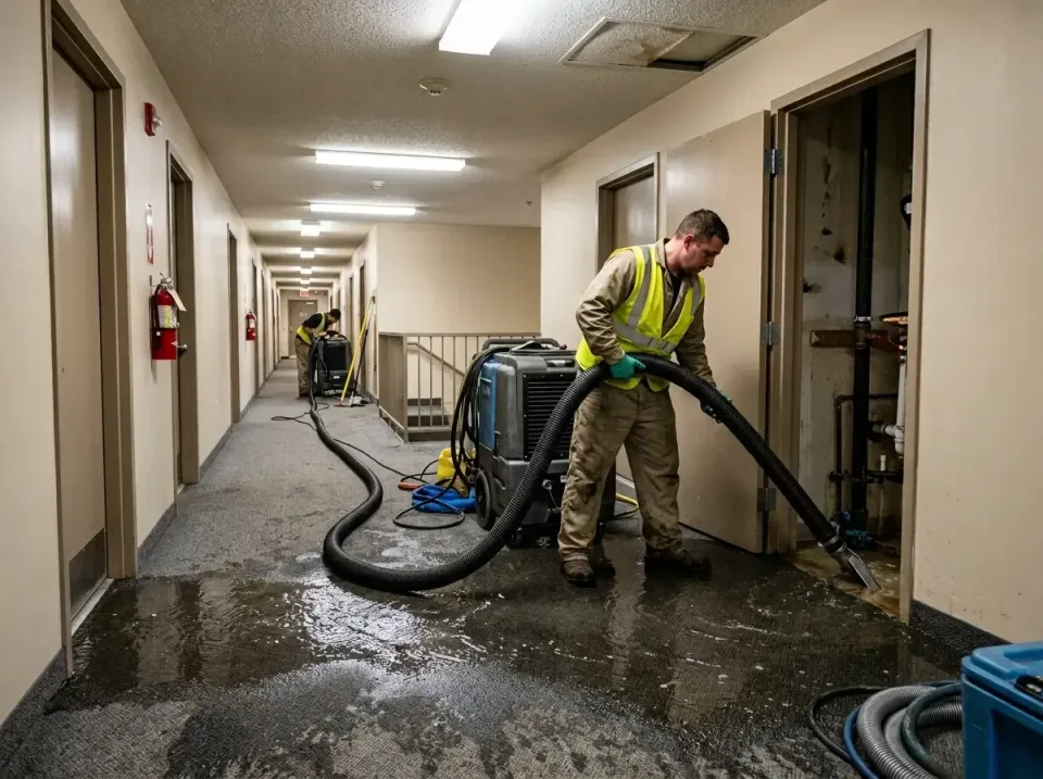 multi-unit-apartment-hallway-f-005 — frequently asked questions, Emergency Burst Pipe Water Extraction & Removal in Hopkinsv…